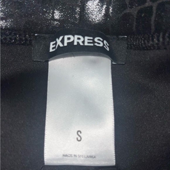Express Faux Leather Snakeskin Leggings - Size Small-NWOT - Picture 4 of 5